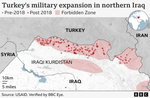 Life inside Iraq’s ‘Forbidden Zone’ controlled by Turkey Life inside Iraq’s ‘Forbidden Zone’ controlled by Turkey