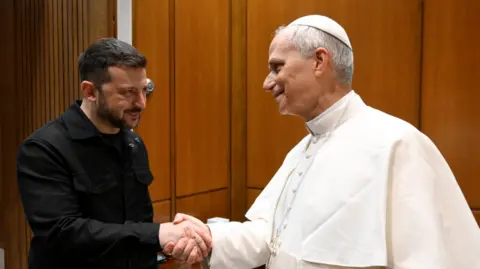 Pope meets Zelensky after inauguration Mass Pope meets Zelensky after inauguration Mass