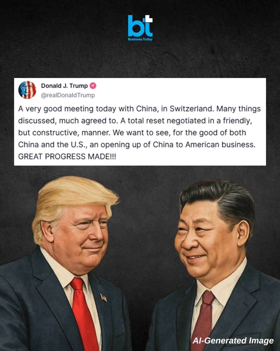 Trump praises ‘friendly, constructive’ US-China trade talks Trump praises ‘friendly, constructive’ US-China trade talks
